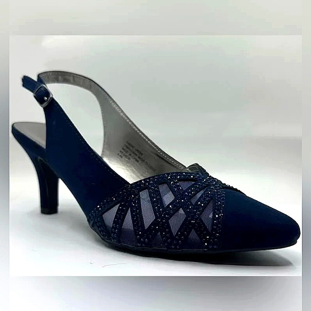 Elegant Black Slingback Heels